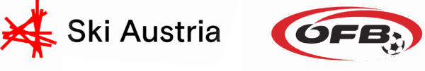 Logos von Ski Austria und dem ÖFB